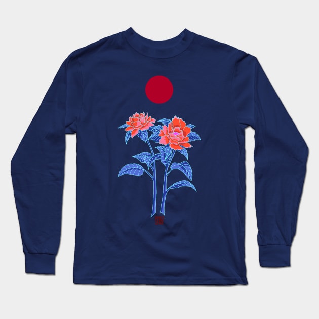 Flower Sunset V5 Long Sleeve T-Shirt by JohnParkArt